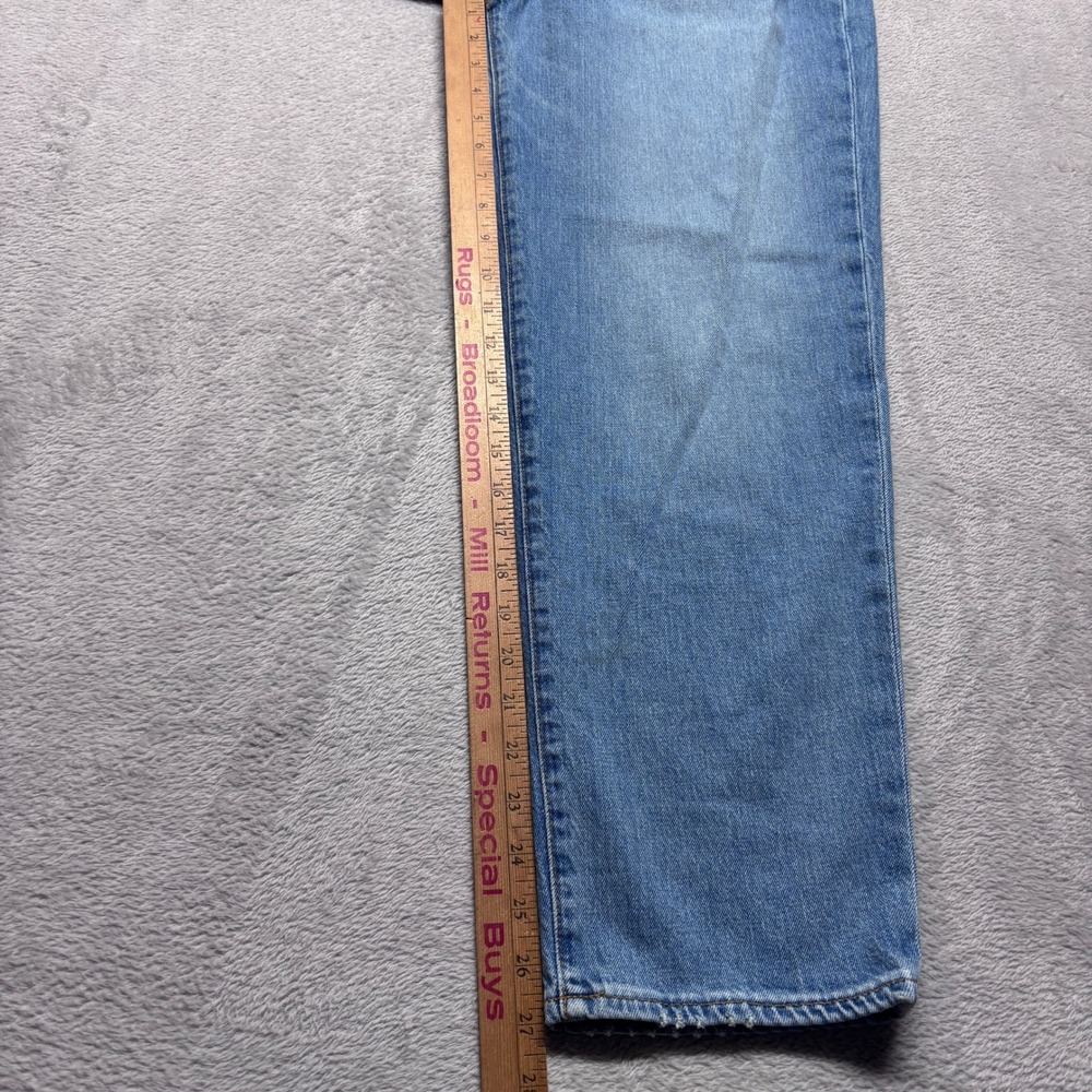 NWT Madewell Classic Straight Jeans Blue Wash Denim Women's 32x27 AJ199 Highrise - Picture 8 of 8